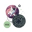 Apli Apli Zonnestelsel Glow in the dark puzzel + poster (104-delig)