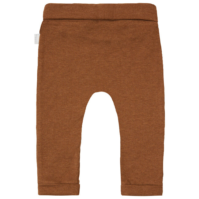 Noppies broek comfort Rib Naura chipmunk melange