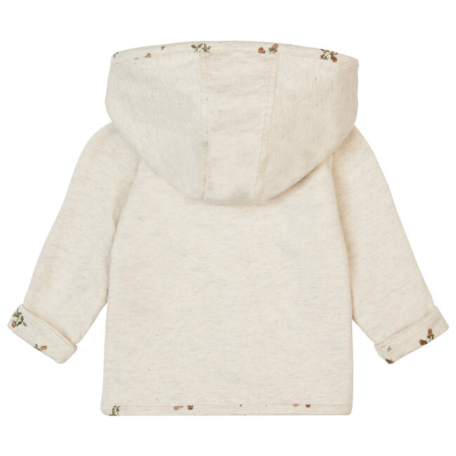 Noppies cardigan Niederau reversible oatmeal