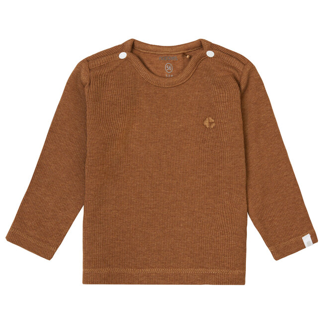 Noppies longsleeve Rib Natal chipmunk melange