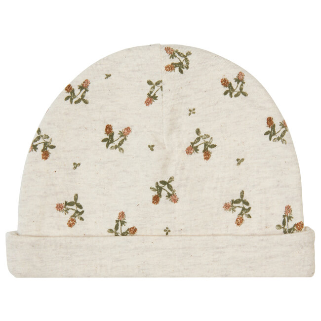 Noppies mutsje reversible Nebra aop oatmeal