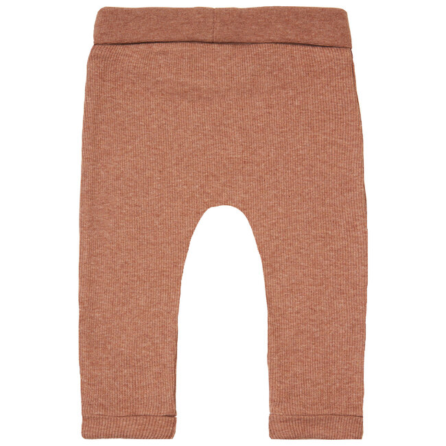 Noppies broek comfort Rib Naura cafe au lait melange
