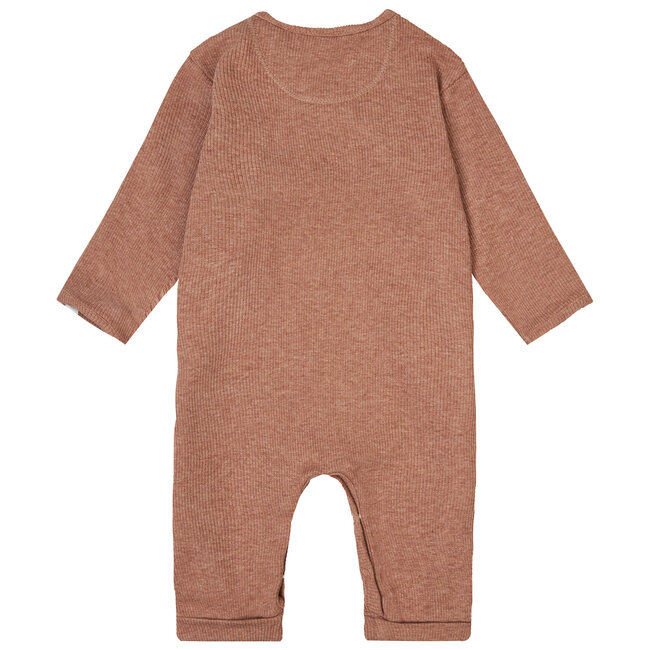Noppies playsuit Rib Nevis cafe au lait melange