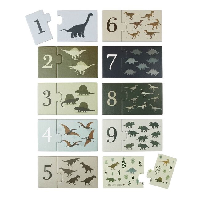 A Little Lovely Company telpuzzel dinosaurussen