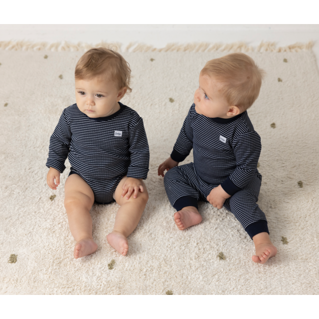 Feetje pyjama wafel royal blue