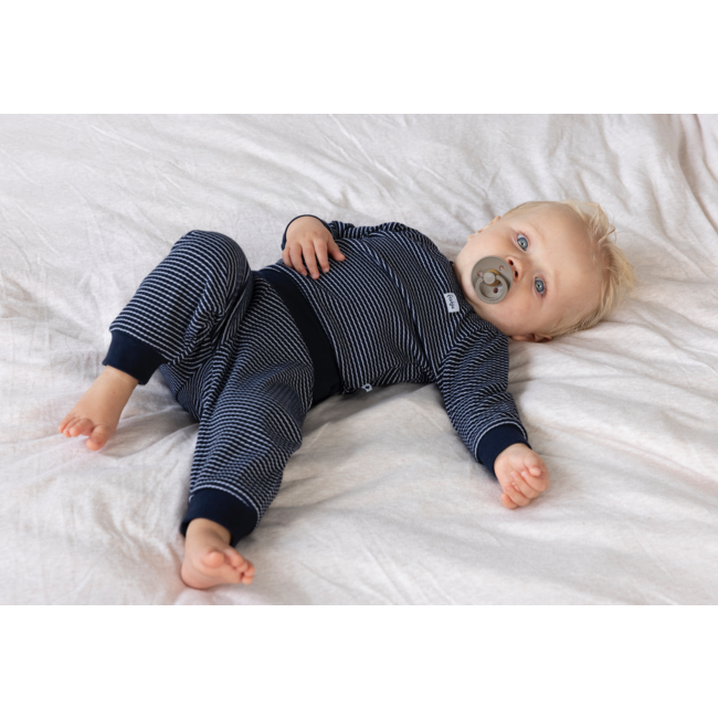 Feetje pyjama wafel royal blue