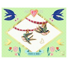 dj00011 duo jewels bird ribbons