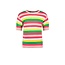 Like Flo Flo girls xtop knitted multi stripe ss multi