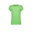 Like Flo Flo girls shirt solid rib ss with button closure green