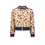 Like Flo Flo girls baseball jacket chiffon flower