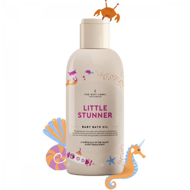 The Gift Label baby bath oil 150 ml Little Stunner - girls