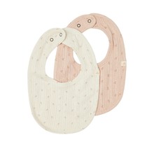 Lil' Atelier bibs NBFRachello 2 pack rose dust