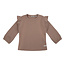 Daily7 Daily7 t-shirt longsleeve fancy rib dusty taupe