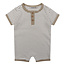 Daily7 Daily7 playsuit stripe (short leg) khaki green