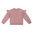 Daily7 Daily7 sweater oversized ruffle lavendel pink