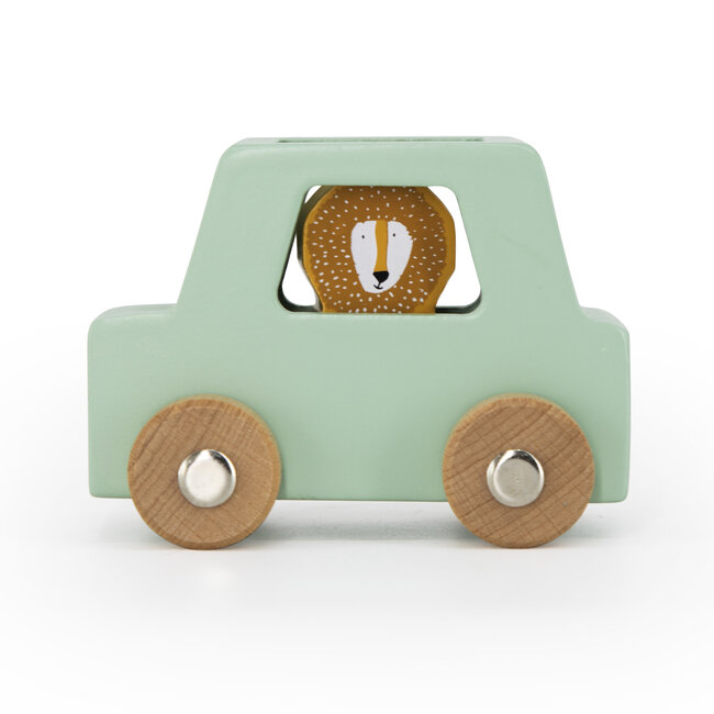 Trixie Houten dierenauto set