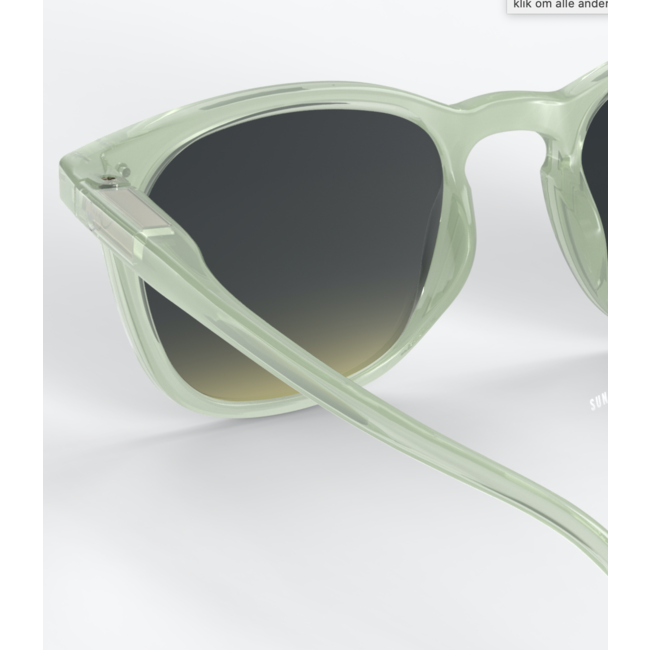 Izipizi junior zonnebril Quiet green E  5-10 jaar