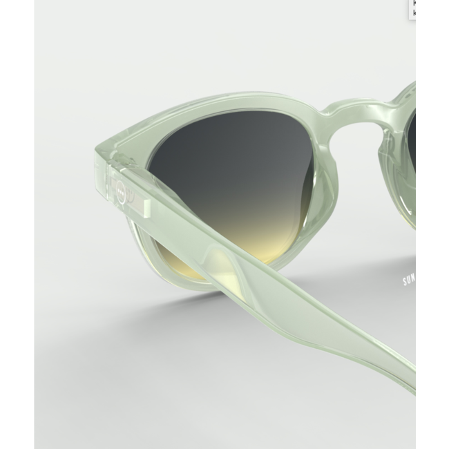 Izipizi junior zonnebril Quiet Green C  5-10 jaar