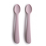 Mushie Mushie baby lepel 2pck Soft lilac