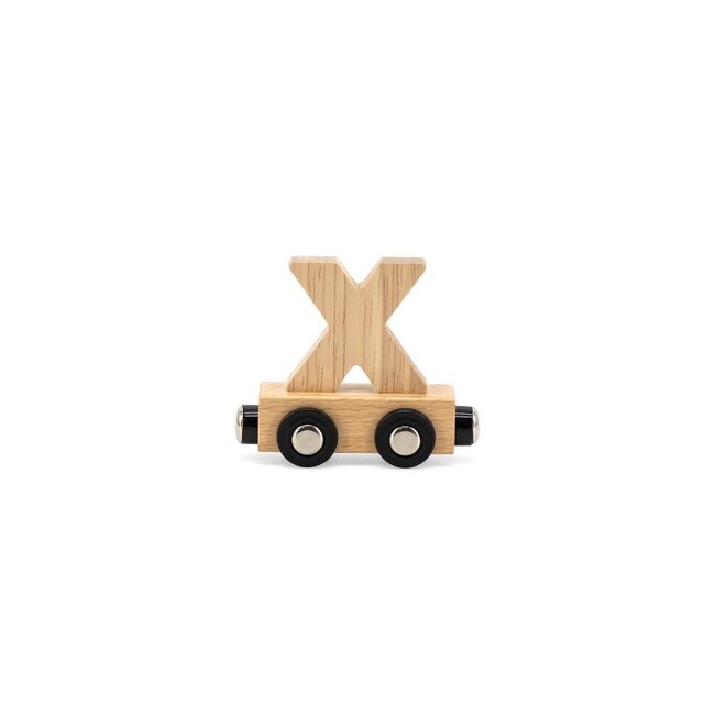 Tryco Tryco Lettertrein naturel  "X"