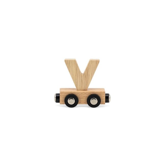 Tryco Lettertrein naturel  "V"