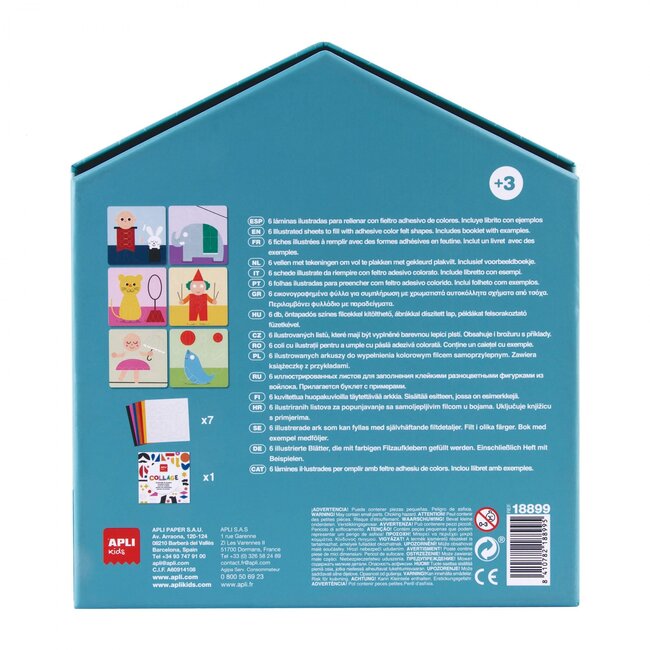 Apli - Mijn eerste collage met vilt