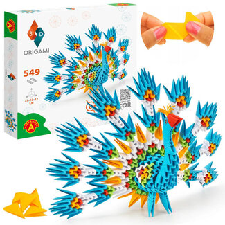 Origami 3D Peacock 549pcs