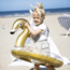 Swim Essentials Zwemband Gouden zwaan 70 cm
