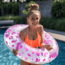 Swim Essentials Zwemband Neon Panterprint 90 cm