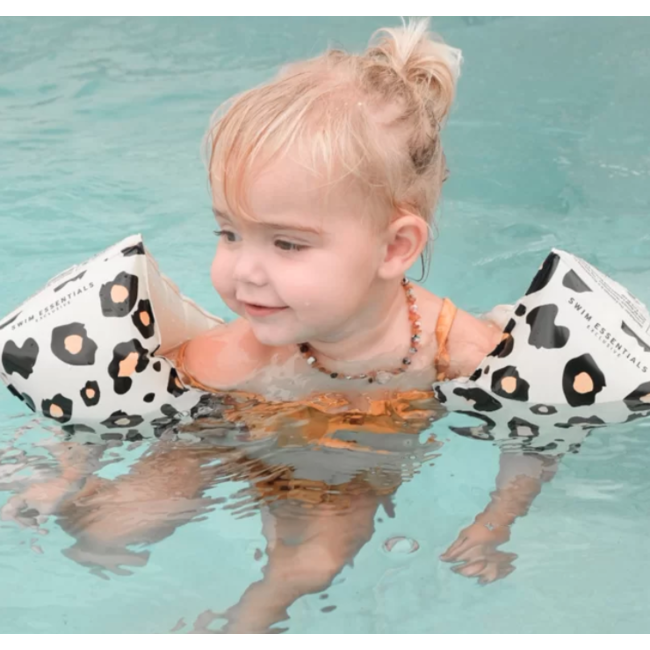 Swim Essentials Zwembandjes Panter Beige 2-6 jaar