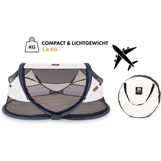 Deryan Baby Luxe travelcot cream