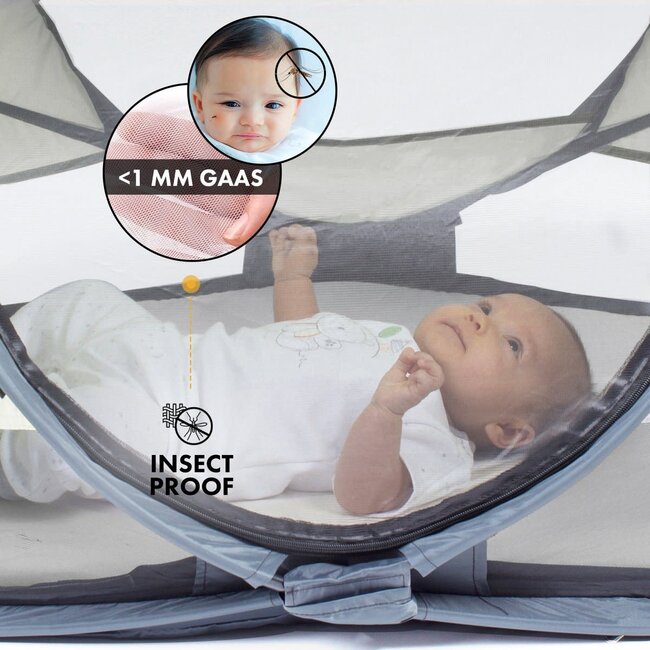 Deryan Baby Luxe travelcot cream