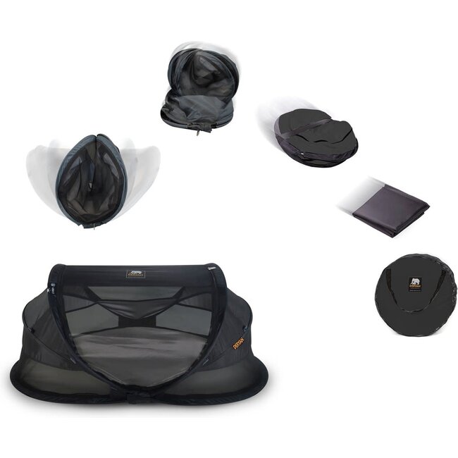 Deryan Baby Luxe travelcot black