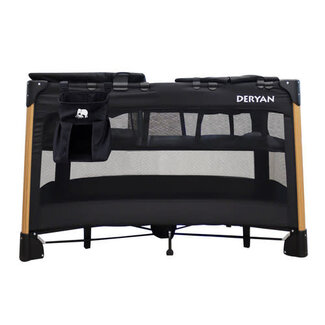 Deryan campingbed Fast Folding met accessoires en opblaasbaar matras