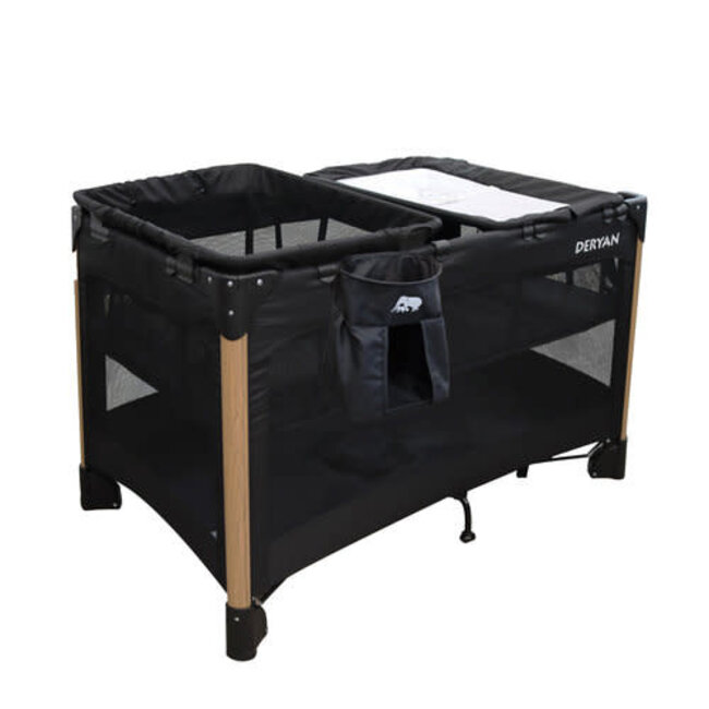 Deryan campingbed Fast Folding met accessoires en opblaasbaar matras