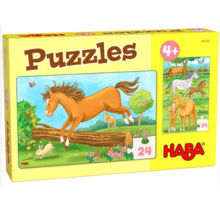 Haba puzzel Paarden