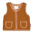 Jubel Jubel gilet teddy - Flowers for Life camel