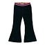 Jubel Jubel flared broek rib - Flowers for Life marine
