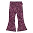 Jubel Jubel flared broek aop - Flowers for Life marine
