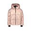 Like Flo Like Flo winterjas short hooded jacket rose gold