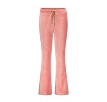 Flo girls rib velours flared pants old pink