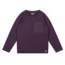 Daily7 Daily7 longsleeve pocket dark plum