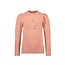 Like Flo Flo girls melee puffy top with sequins old pink