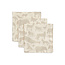 Jollein Jollein monddoekjes hydrofiel Animals nougat (3pck)