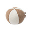 Jollein Jollein stoffen speelbal ivory/biscuit