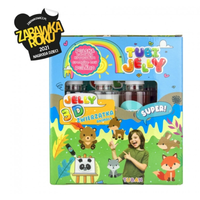 Tuban Tubi jelly set 3 kleuren - Animals