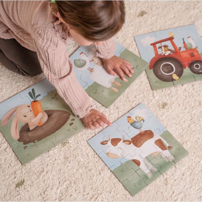 Little Dutch 4 in 1  puzzel  Little Farm FSC
