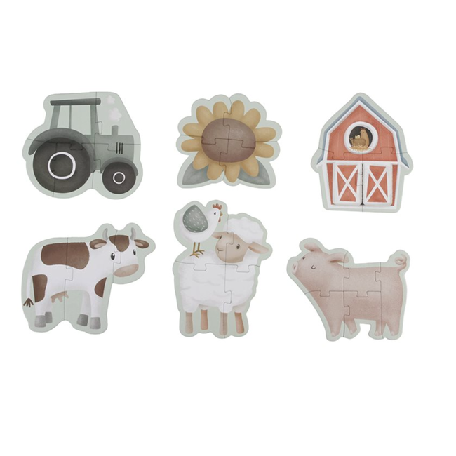 Little Dutch 6 in 1 puzzel  Little Farm FSC