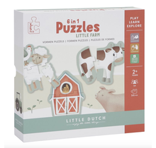 Little Dutch 6 in 1 puzzel  Little Farm FSC