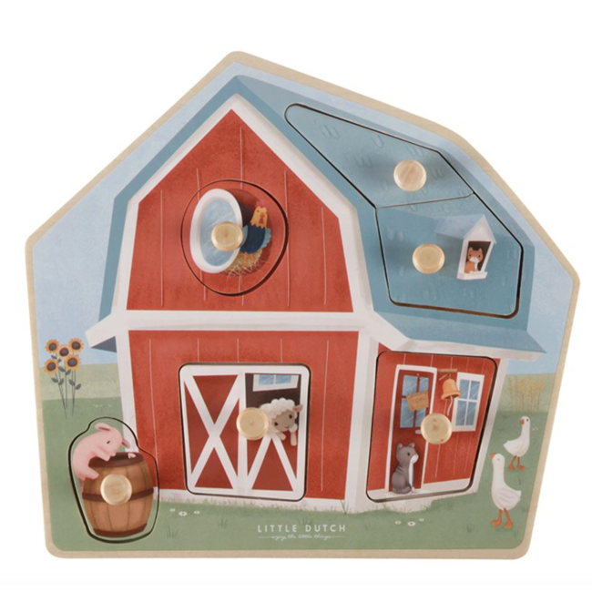Little Dutch houten puzzel  Little Farm FSC